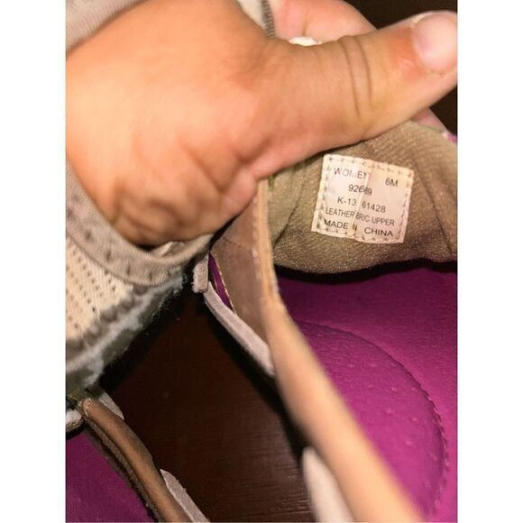 Sperry topsider bluefish leather linen rose boat shoes size 6 - Picture 4 of 10